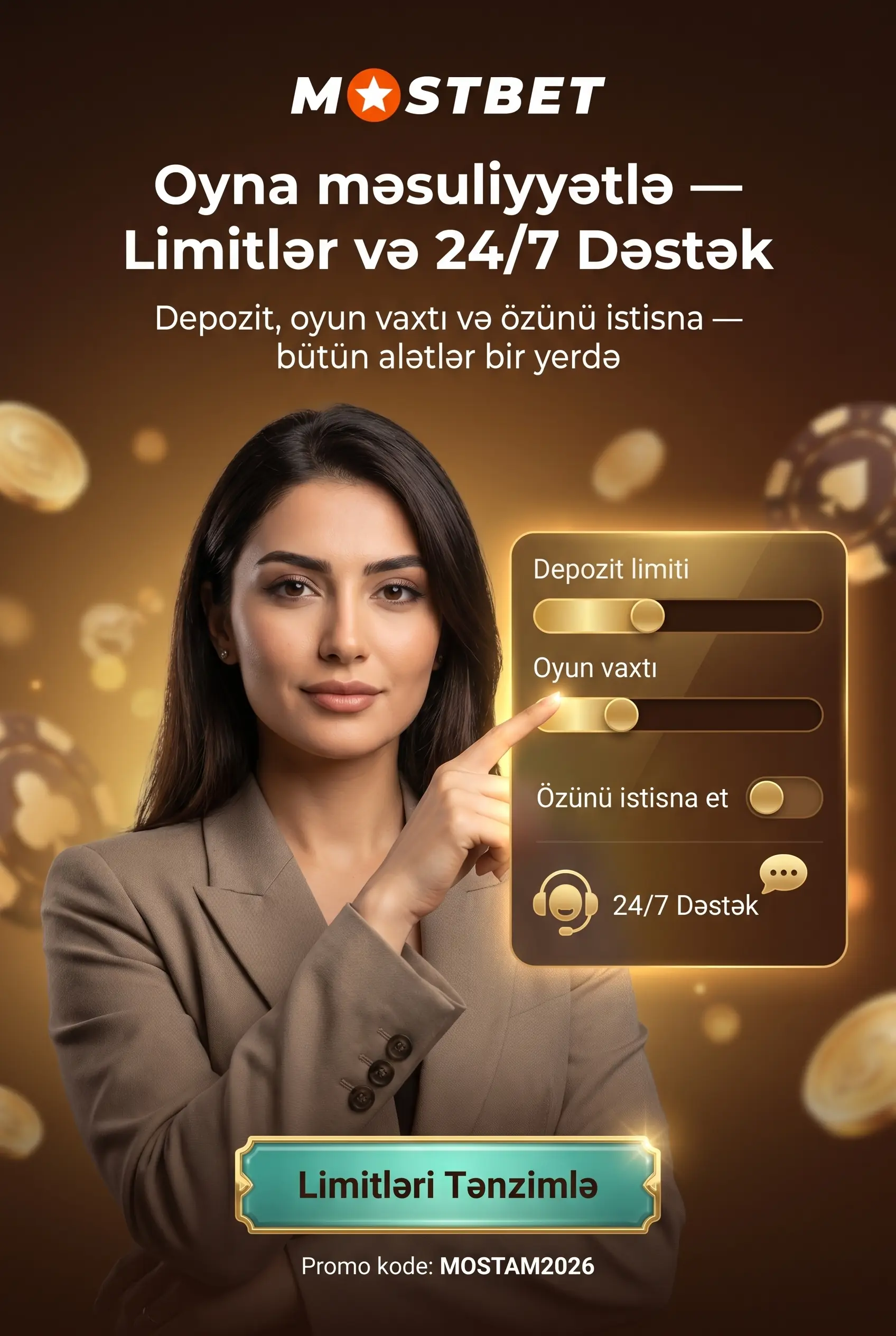 Mostbet-də məsuliyyətli oyun