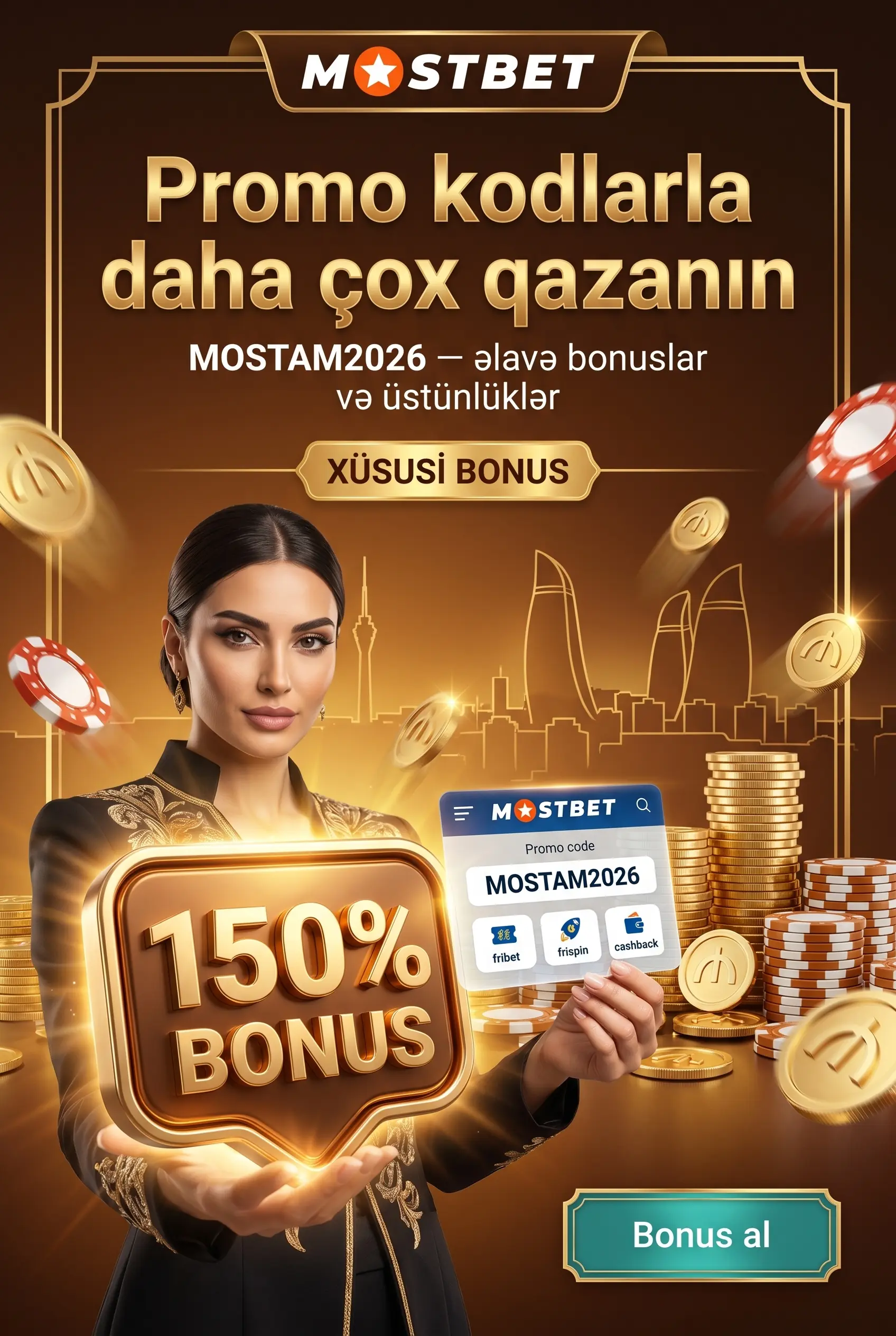 Mostbet-də bonuslar və promo kodlar