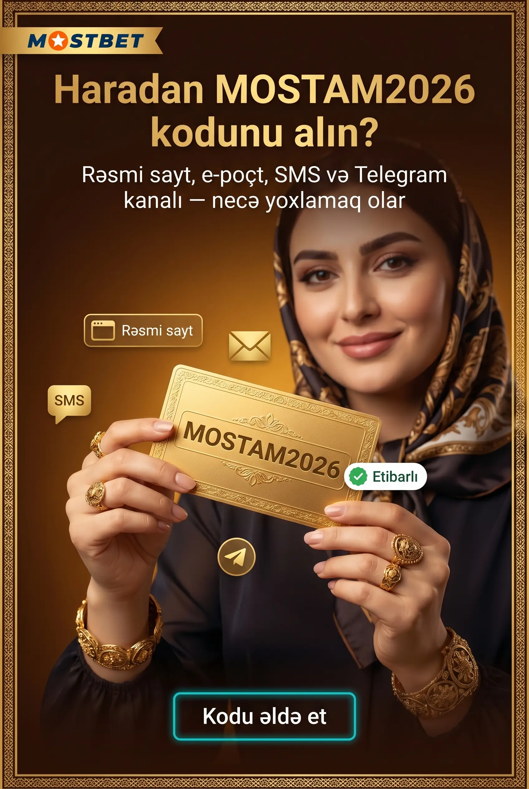 Mostbet promo kodlarını əldə etmək
