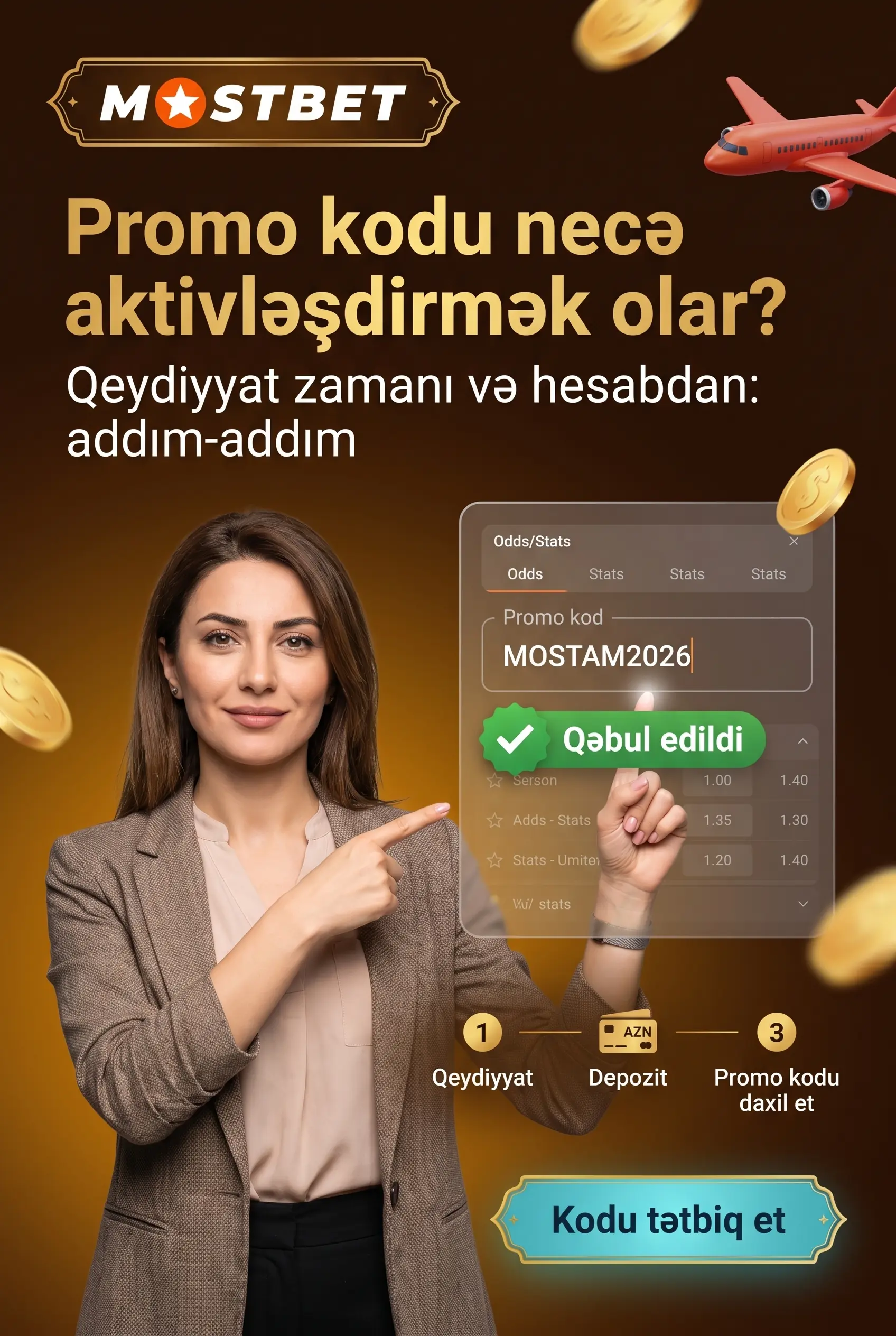 Promo kodu necə aktivləşdirmək olar