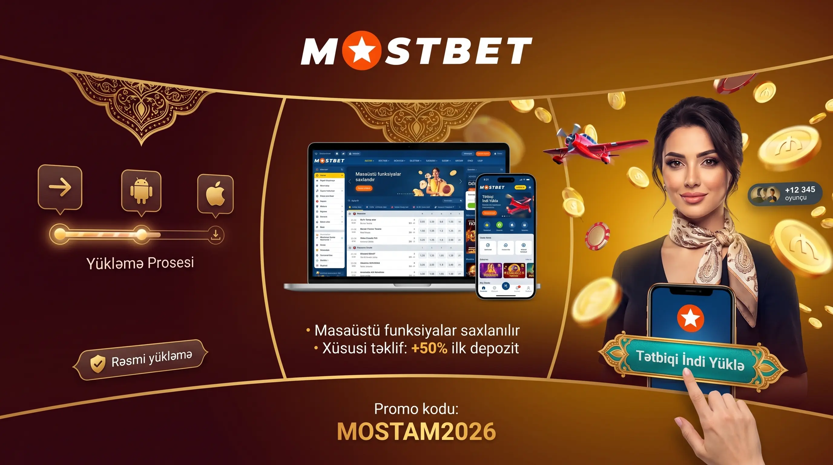 Mostbet Yukle Android və iOS üçün tətbiq